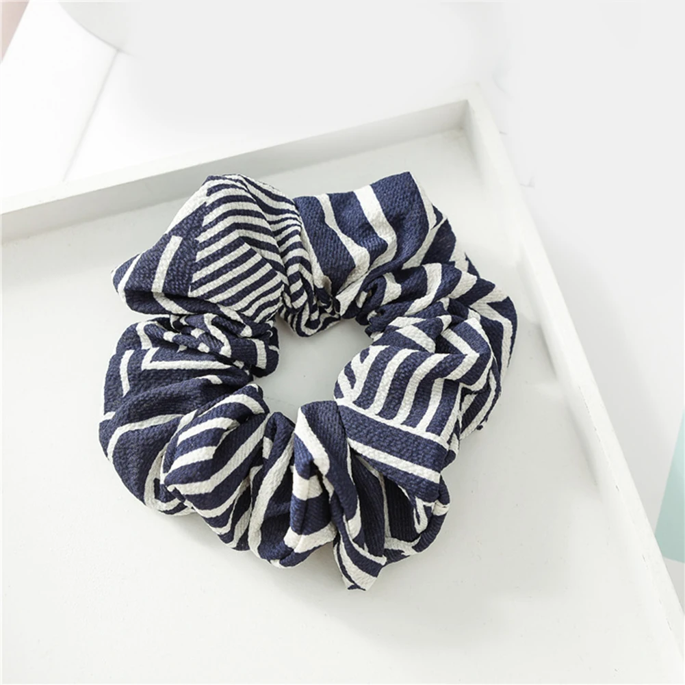

2019 New Fashion Plaid Striped Soft Hair Scrunchies Ponytail Elastic Hair Bands Hair Ring Ties For Girls Women Hair Accessories