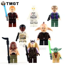 10 лотов PG8049 Финн Эвен пиелл принцесса Лея Анакин йода K-3PO строительные блоки детские подарки игрушки