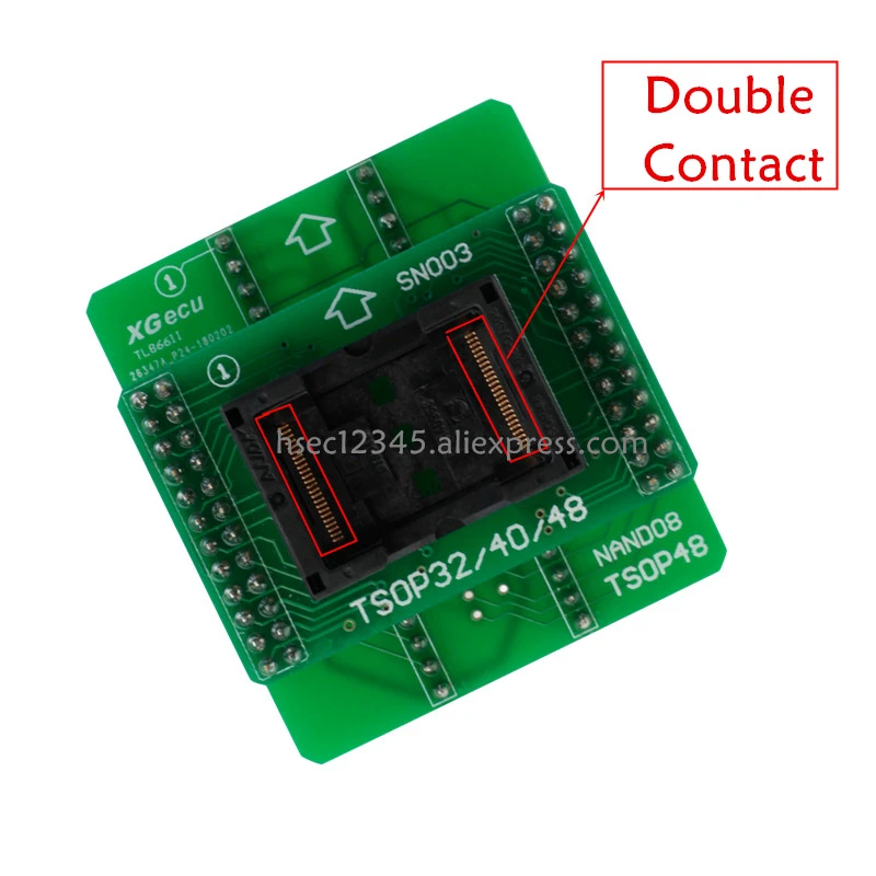 ANDK TSOP48 NAND адаптер для xgecu minipro TL866II plus программатор tsop48 tl866 nand flash чипы розетка|adapters