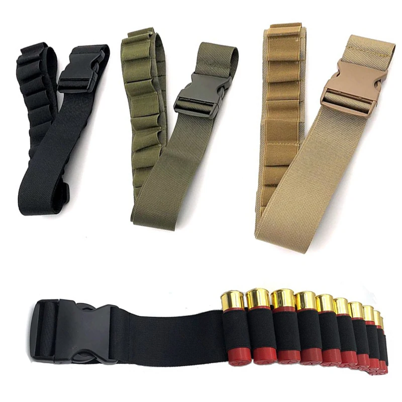 Tactical 12 GA Shot gun Shell Belt Paintball Airsoft Gear 29 Rounds