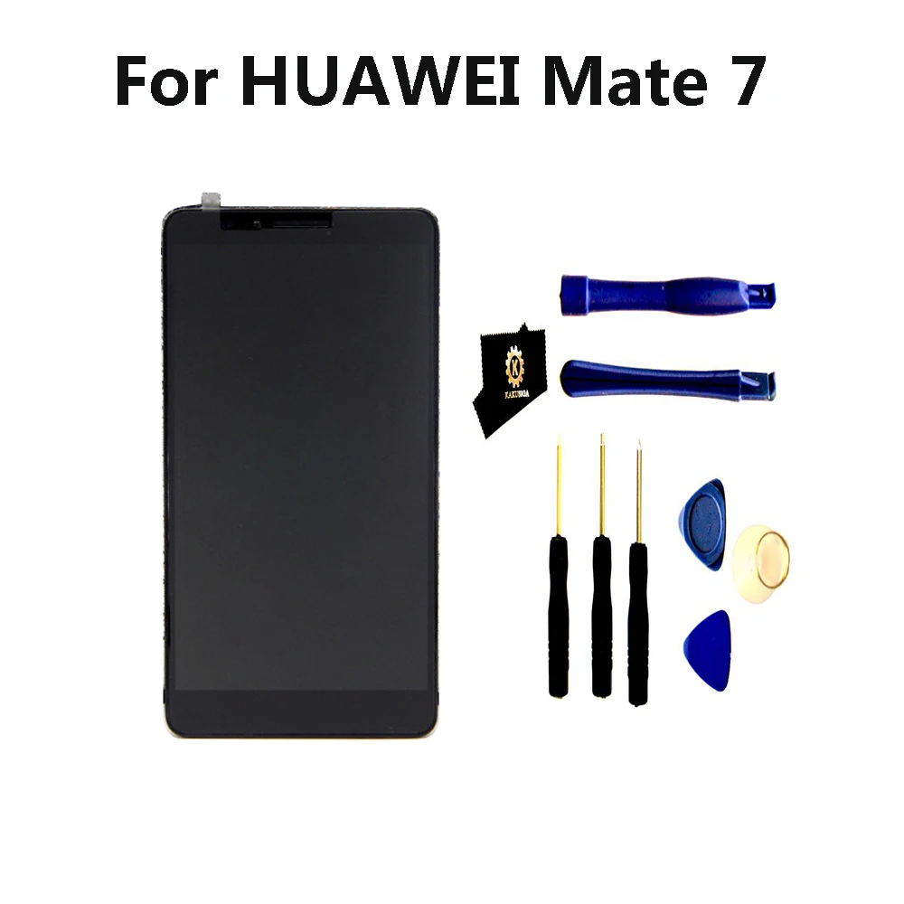 para Huawei Mate7 Companheiro Display Lcd Tela de Toque Digitador Assembléia Painel Peças Reposição 6.0 Mate7 Lcd Polegada com Quadro - Image 6