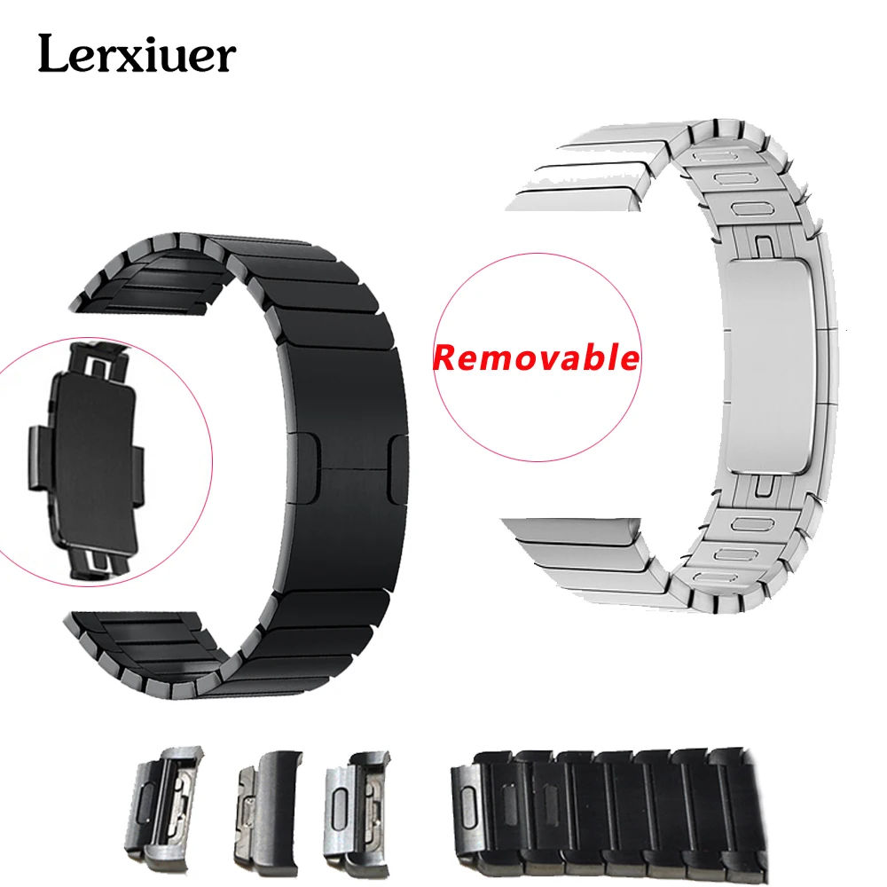 

Stainless steel strap for Apple watch band 44mm 40mm Removable Link Bracelet 42mm 38mm wrist belt iwatch series 4/3/2/1 bands