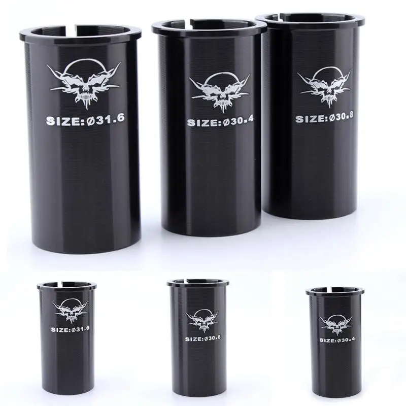 

Bicycle Seat Post Tube Cycling MTB Road Bike Seat Post Shim Tube Sleeve Adapter Inner diamete 27.2mm to 30.4mm/30.8mm/31.6mm