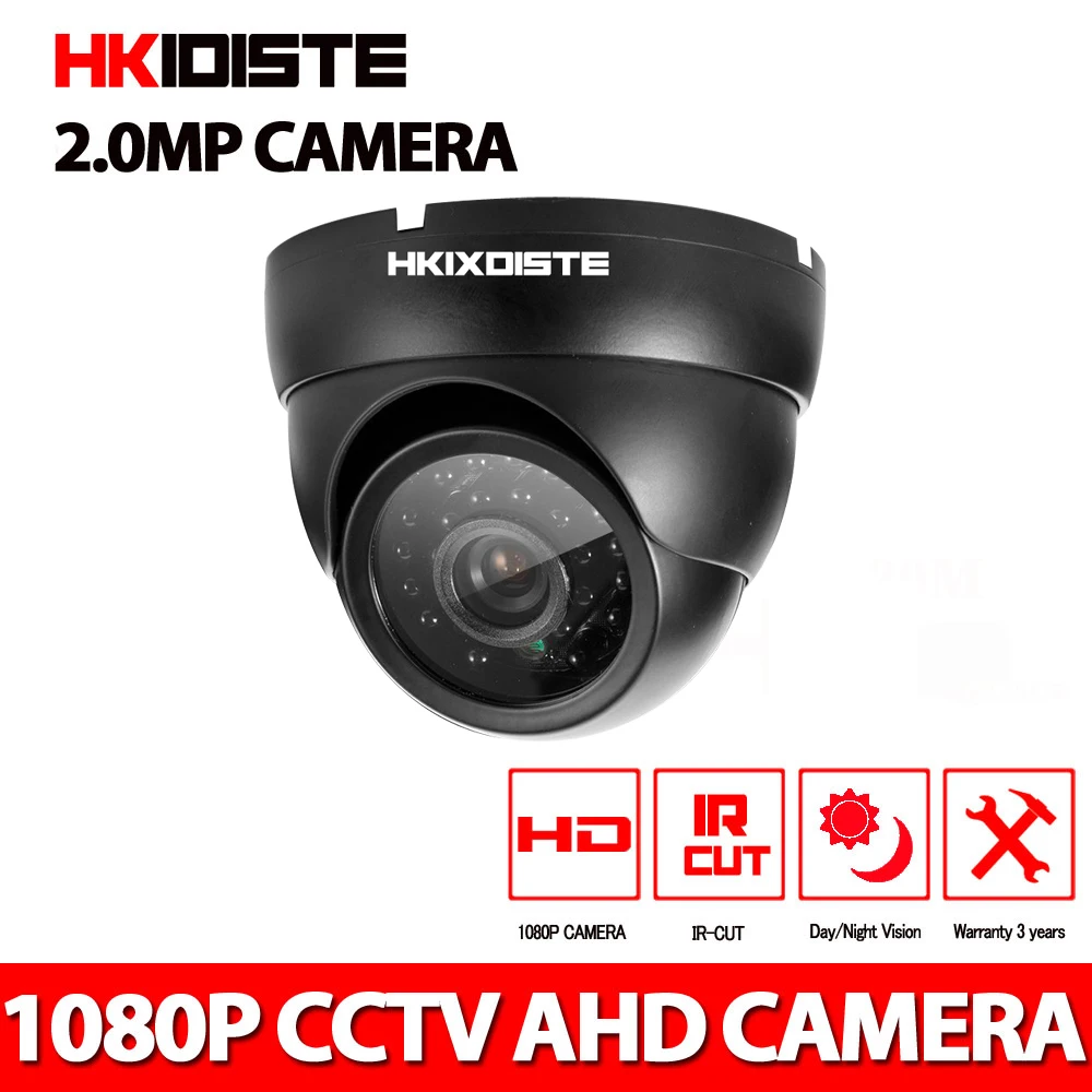 

1080P AHD CCTV Camera Video Surveillance Camera 2.0MP Vandal Proof Dome Security Camera