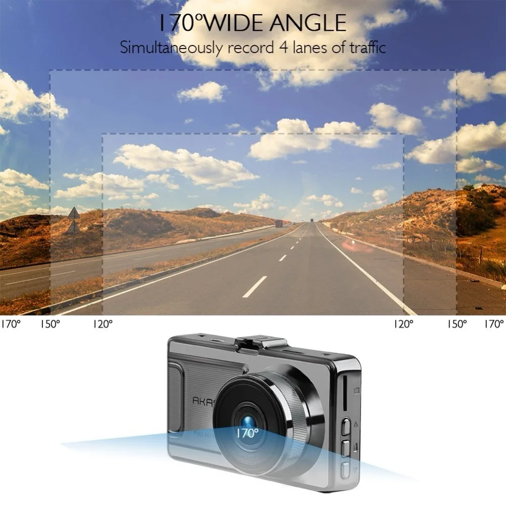 Экшн камера AKASO D2000 Full HD 1080 P 3 &quotэкран 170 градусов широкоугольная регистратор с g