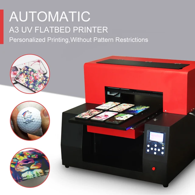 Best Offers Upgrade Phone Case UV Flatbed Printer Automatic A3 UV Printer 6Color For Phone Case Glass Metal Wooden Acrylic Printing Machine Best Offers Upgrade Phone Case UV Flatbed Printer Automatic A3 UV Printer 6Color For Phone Case Glass Metal Wooden Acrylic Printing Machine