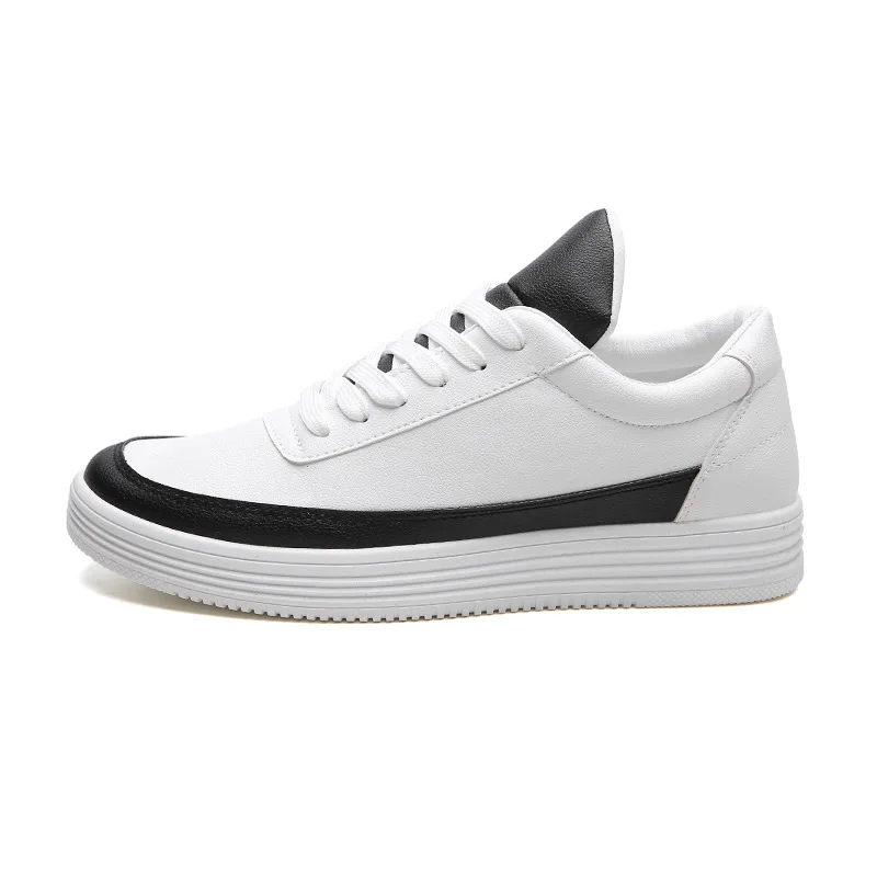 

Men White Increasing Casual Shoes Men Sneakers Lace-up Student Shoes chaussure hommesize mens shoes