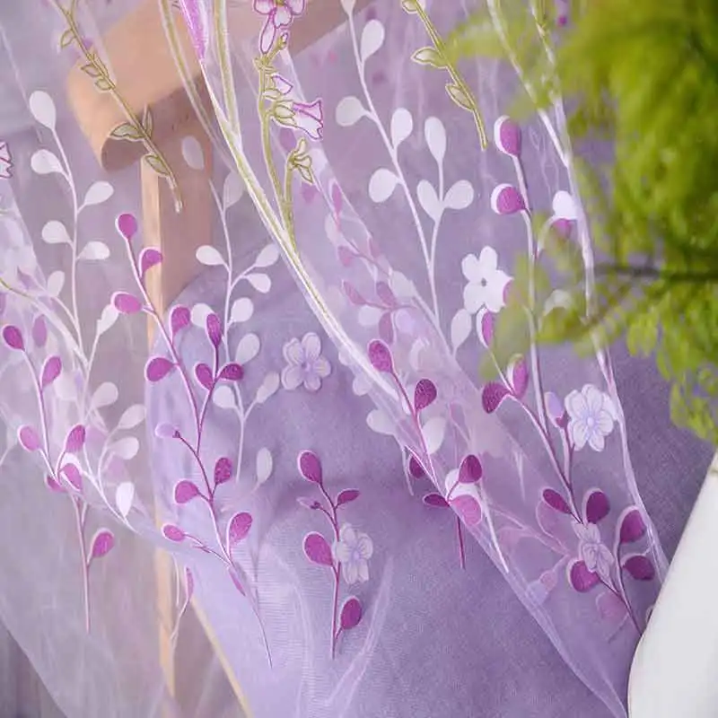 Voile de Tule Transparente para tratamento da