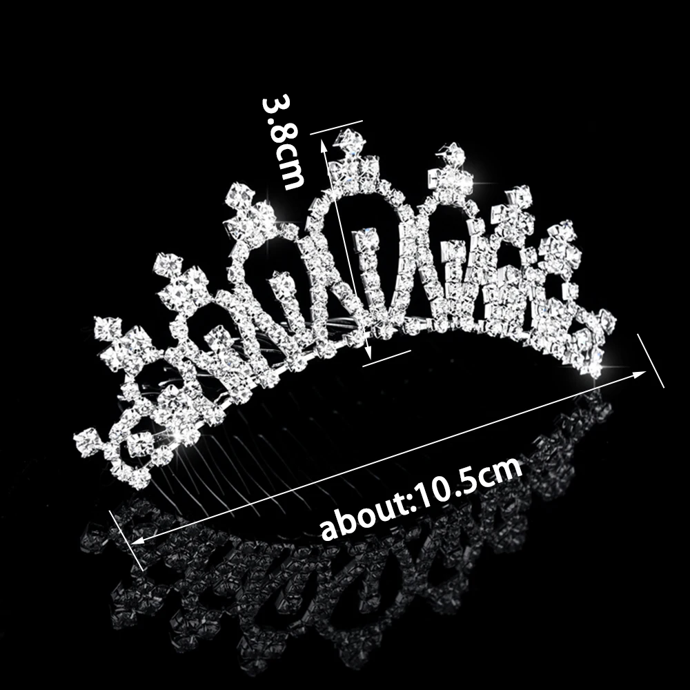 Модные Кристальные расчески для волос, стразы, свадебные диадемы и короны, свадебные украшения для волос, аксессуары для волос