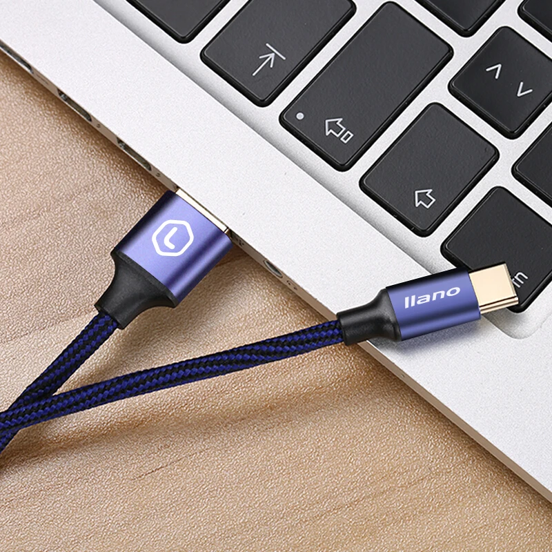 Llano Тип usb C кабель Thunderbolt 3 для передачи данных быстрая зарядный samsung Galaxy S9 S8 Xiaomi huawei