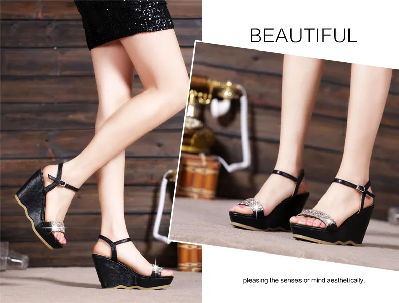 24_Womens Summer Fashion High Platform Wedges Small Size Shoes Online Elegant Rhinestone Sandals On Sale High Quality