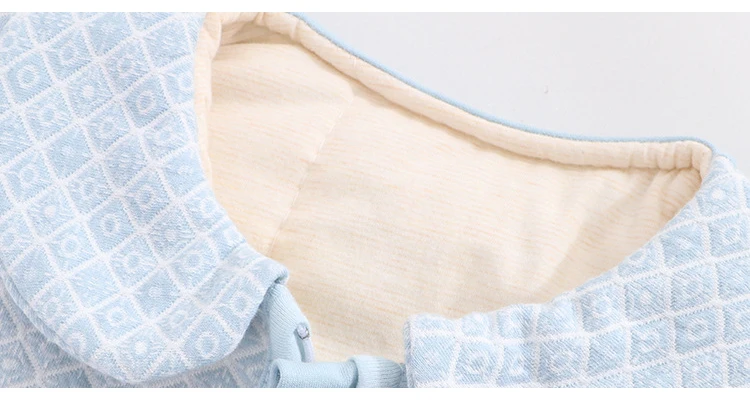 Зимний детский спальный мешок с рисунком жирафа, хлопковые легкие спальные мешки, теплый утепленный комбинезон на молнии, одеяло с защитой от ударов
