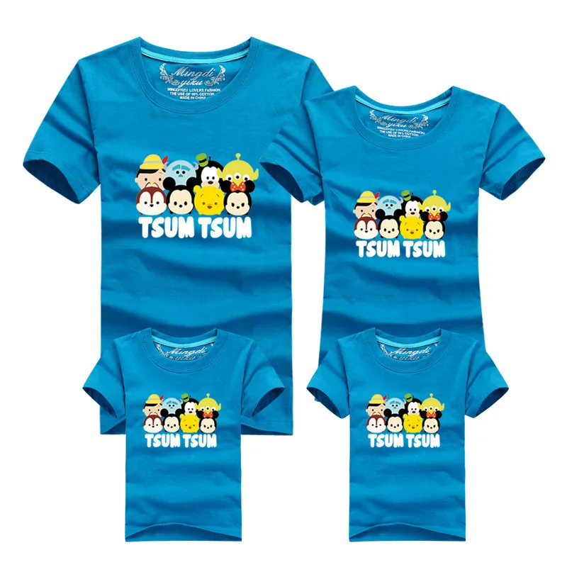14 Colors Cartoon Minions Printed Women Men Kids T Shirts Family 14 Colors Cartoon Minions Printed Women Men Kids T Shirts Family Clothing Father Mother Daughter Son Sport Shirt Clothes In Matching Outfits