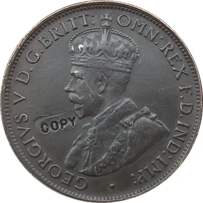 Копия 13 монет 1911 1923 копия австралийской полупенни монеты 100%|Безвалютные монеты| |