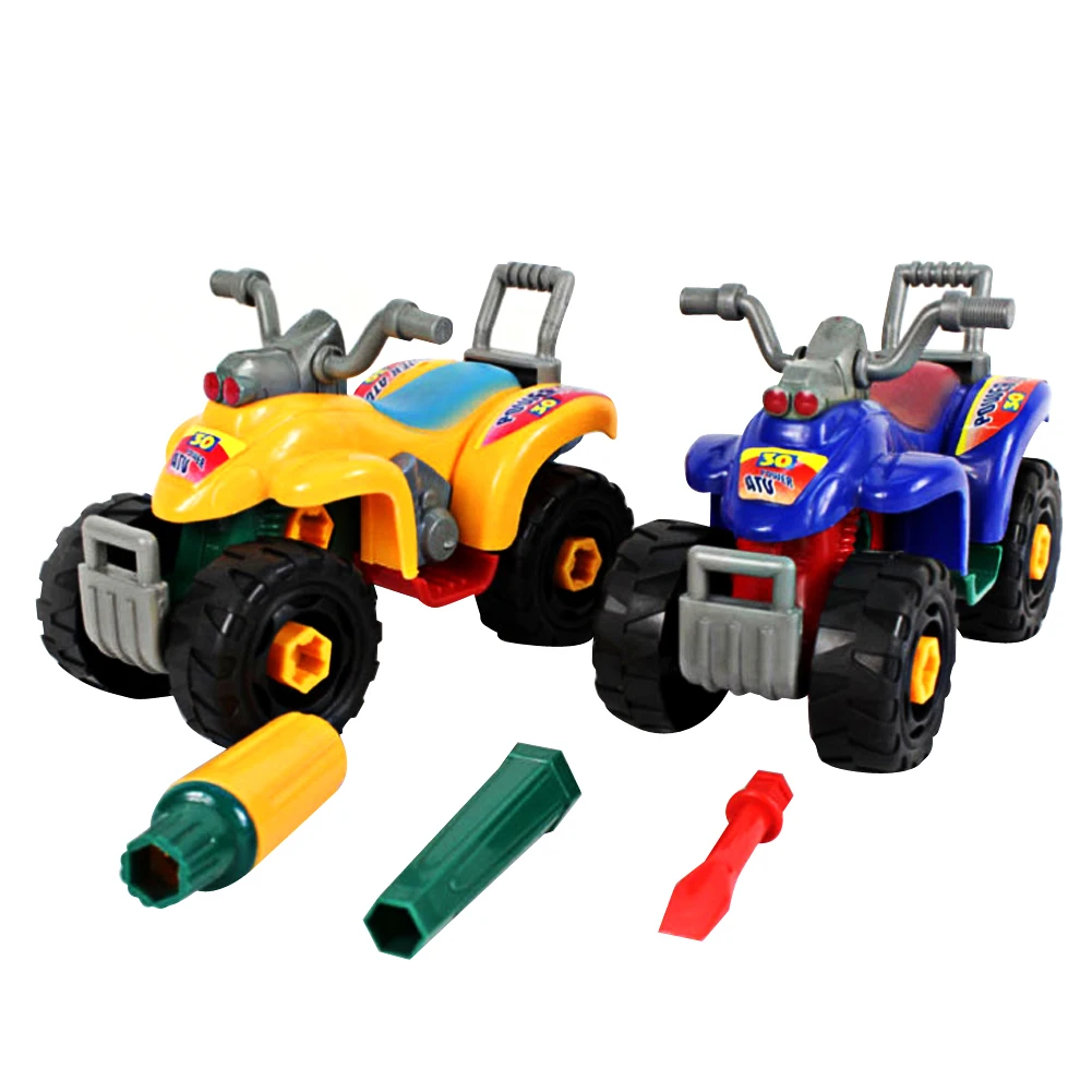 DIY Assembly Beach Motorcycle Model Kids Disassembly Motorcycle Educational font b Toy b font with Screwdriver