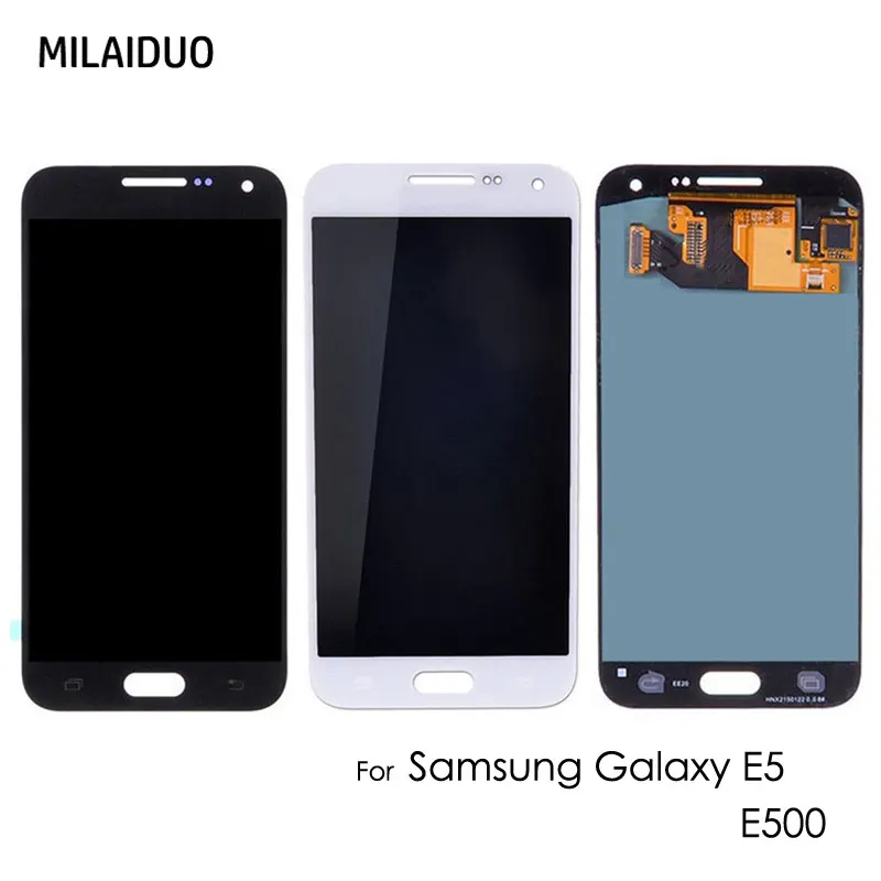 ЖК дисплей для Samsung Galaxy E5 E500 E500F E500H E500M с сенсорным экраном дигитайзер сборка
