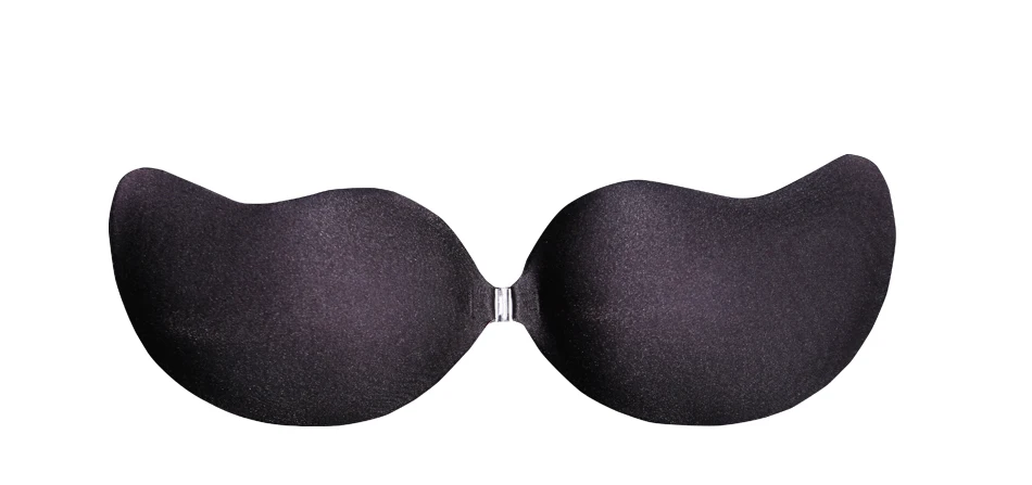 GIRLADY Sexy Breast Petals Invisible Strapless Bra Ladies Adhesive Silicone Bra Black Backless Push Up Bra Women Light Cozy New 22