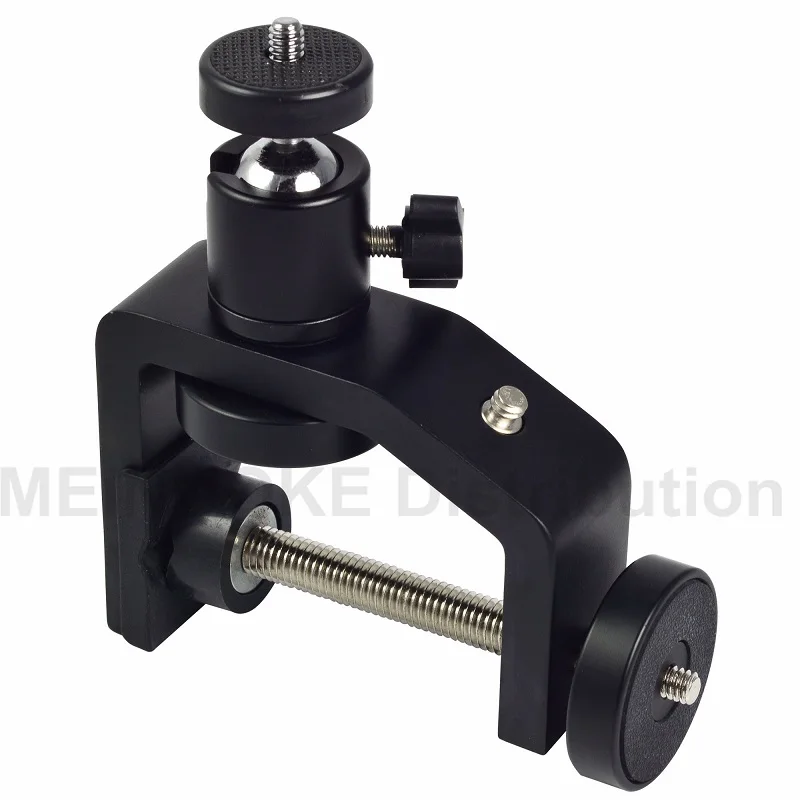 Flex Clip Clamp Mount w/ Tripod Ball Head for Gopro Hero, SJCAM Action