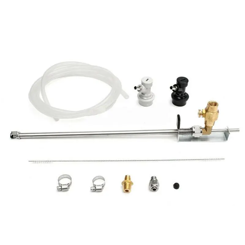 

Stainless Steel Beer Gun CO2 Bottle Filler Homebrew Kegging Kits With Ball Lock Connector