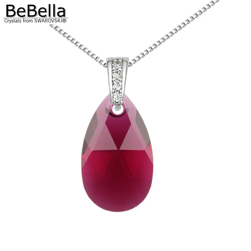 BeBella подвеска в форме груши ожерелье сделано с австрийскими кристаллами от Swarovski