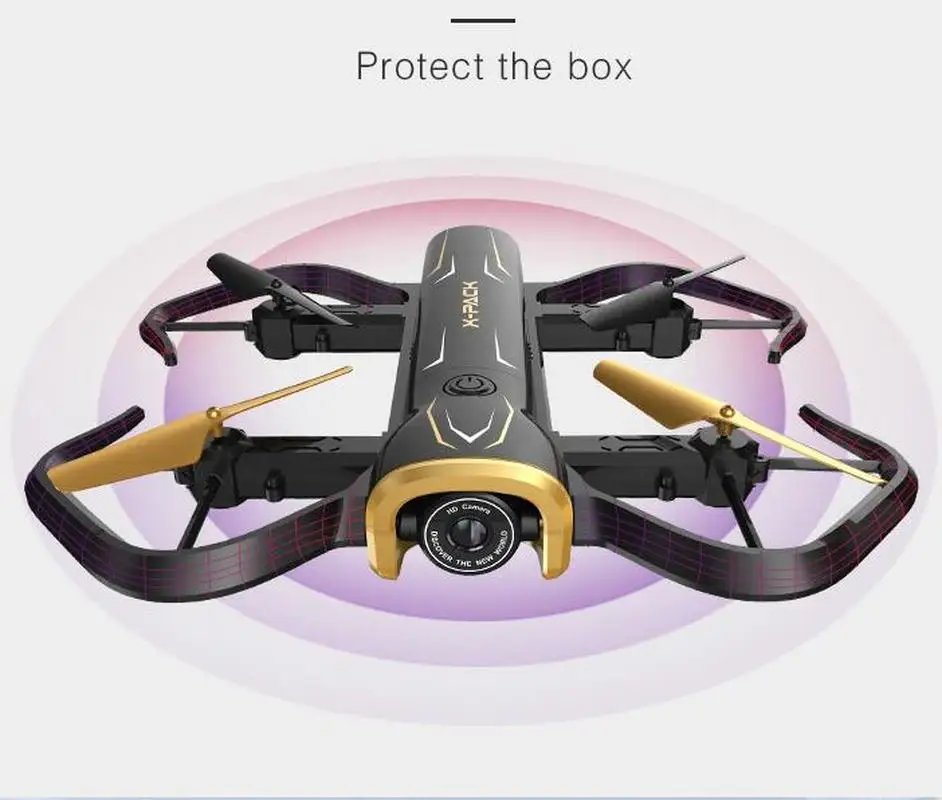  Foldable Altitude Hold FPV Quadcopter XT-5 720P Camera Drone Foldable Headless 2.4GHz 6-Axis Gyro R