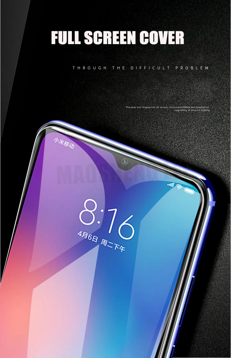 2 шт./лот закаленное стекло для Xiaomi mi 9 mi 9 стекло протектор экрана анти Blu-Ray стекло для Xiaomi mi 9 защитное стекло пленка