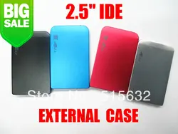 2,5 "IDE жесткий диск HDD внешний черный корпус USB 2,0 портативных ПК четыре цвета