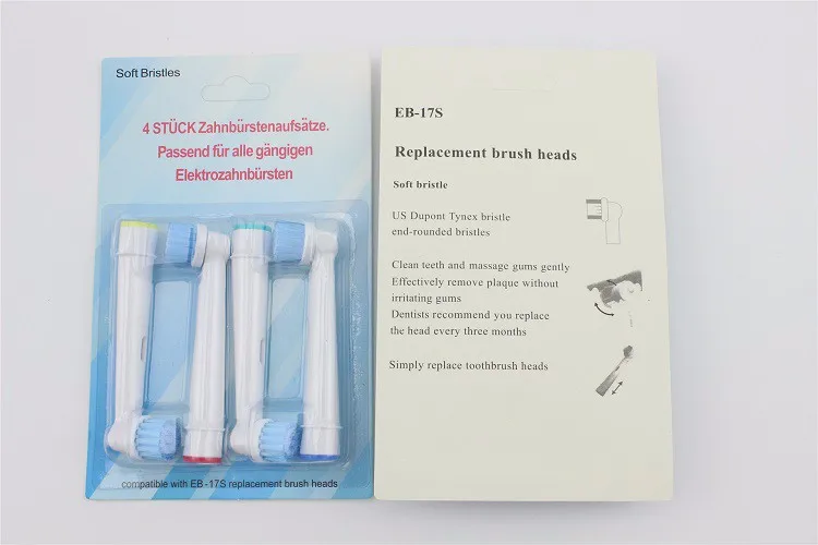 

16PCS=4PACKS Electric Tooth Brush Heads Replacement For Braun Oral B Floss EB-17s Action Toothbrush Heads