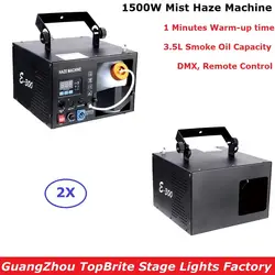 2 шт./лот новые 1500 Вт туман машина 3.5L дым машина DMX/Remote Управление хорошо для Dj Дискотека XMAS вечерние показывает проектор