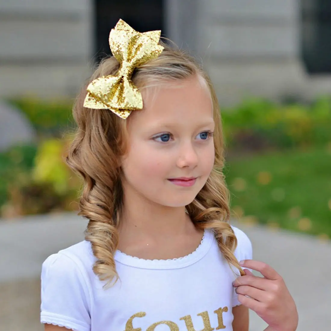 

Big Large Sequin Grosgrain Ribbon Hair Bow Alligator Clips Barrette Bow knot Head wear Children Adorably Girls Hair Accessories