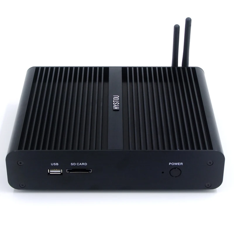 Мини ПК без вентилятора i7 7500U Kaby Lake Intel Core Barebone 8550U Windows Linux HTPC ТВ приставка UHD 4 K