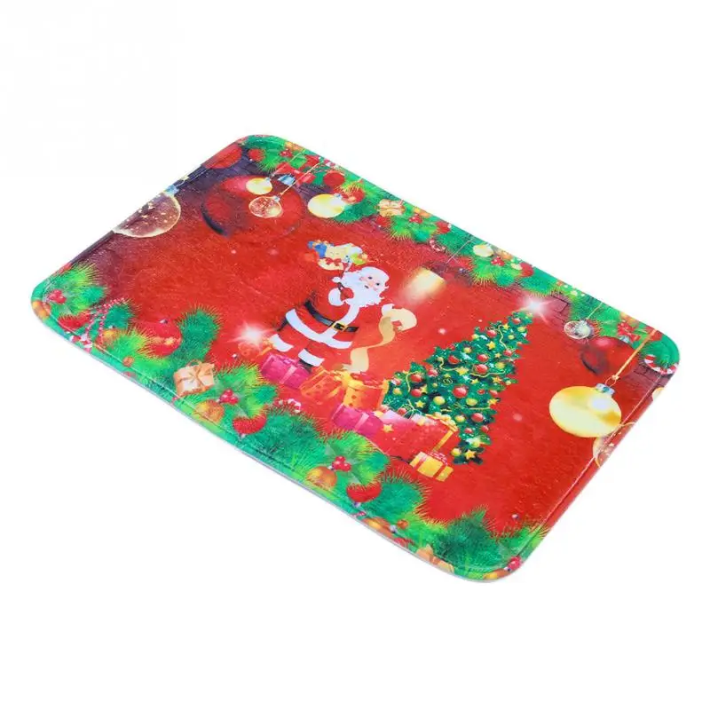 Hot Sale Santa Claus Christmas Tree Mats Doormat Floor Non Slip Rug