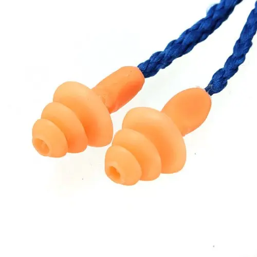 

Professional 2X Earplugs with cord Anti-noise travel ear plug