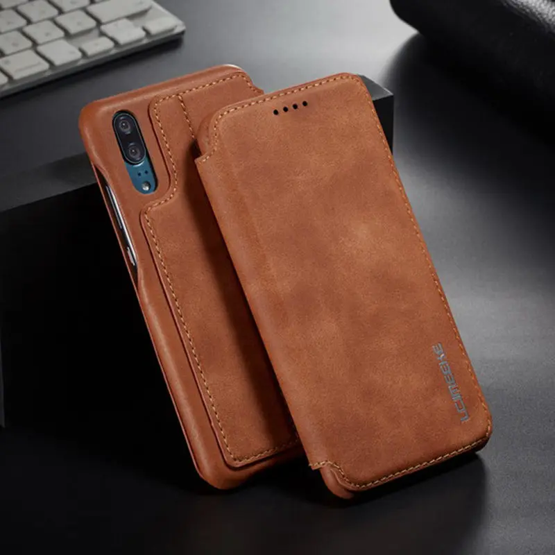 

Чехол-книжка для Huawei P20, P30, P40 Pro, из искусственной кожи