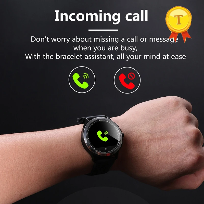 

2019 Waterproof fitness tracker Smart Bracelet Heart Rate accurate ECG/PPG Blood Pressure Smart watch smart band for IOS android