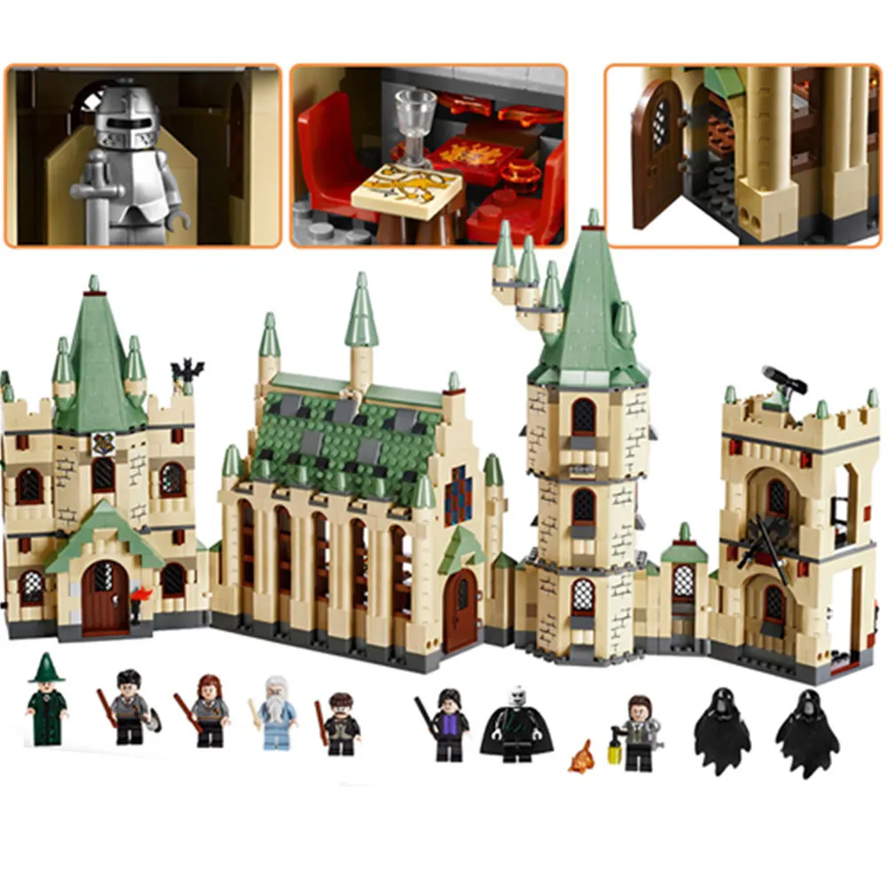

1033pcs Movie Series Harry Potter Hogwarts Castle Legoingls Building Blocks Bricks Kits Compatible With Legoingl Harry Potter