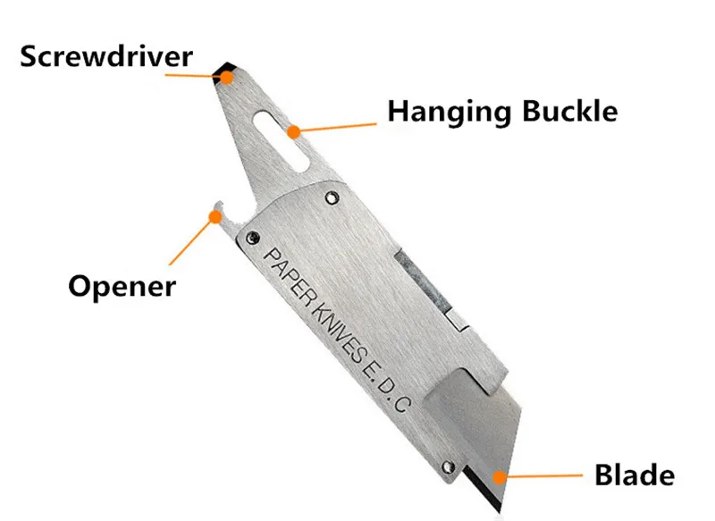Многоцелевой нож для бумаги, нож, нож, карманный инструмент для резки, многофункциональная посылка, острый нож