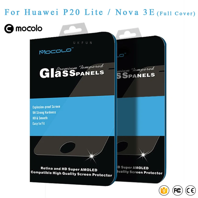 Mocolo полное покрытие стекло huawei P20 облегченное закаленное для P 20 Lite Pro Защитная