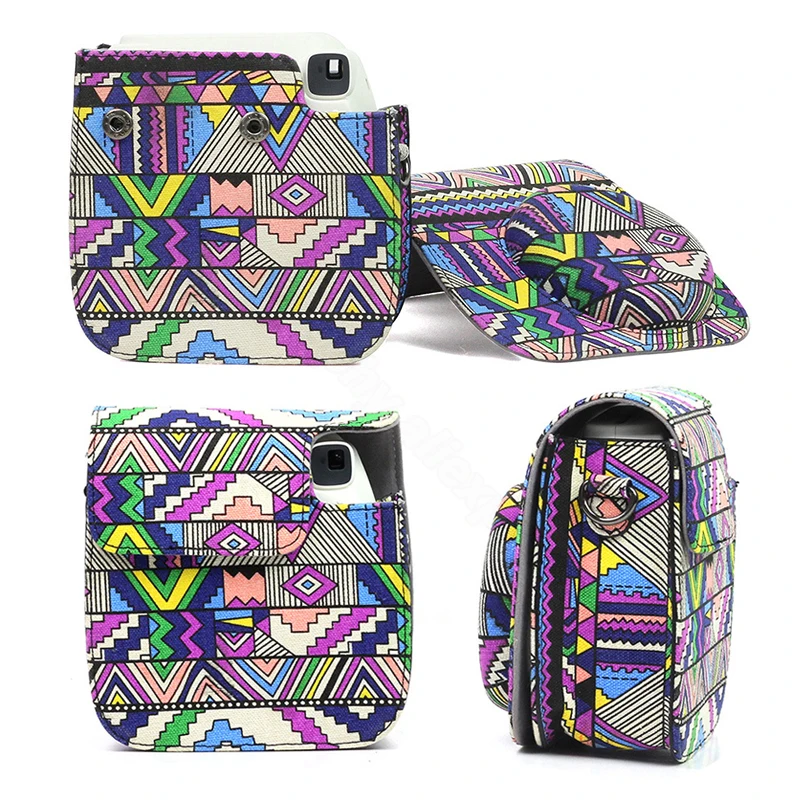 Fujifilm Instax Mini 8 Mini 9 Camera Protector, Canvas Pouch Instant Film Camera Accessories, Quality Shoulder Strap Camera Bag