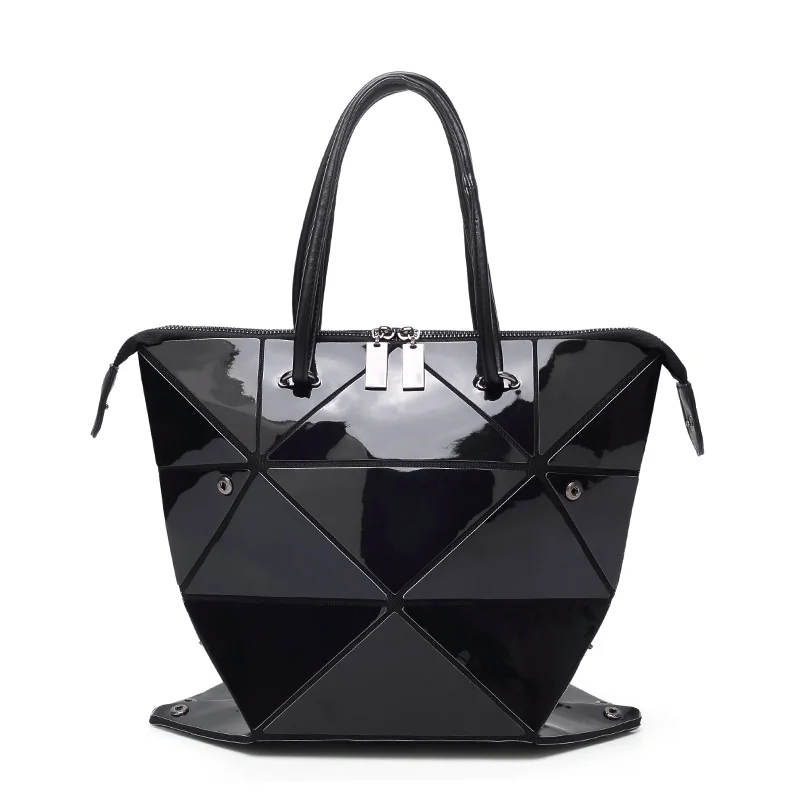 Женская Складная сумка из ПУ кожи с геометрическим рисунком|designer tote bag|tote bagdesigner