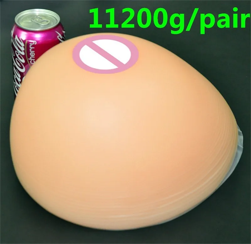 

40 K Huge Crossdresser Silicone Breast 11200g/pair Realistic Breast Forms Transgender Simulation False Boobs