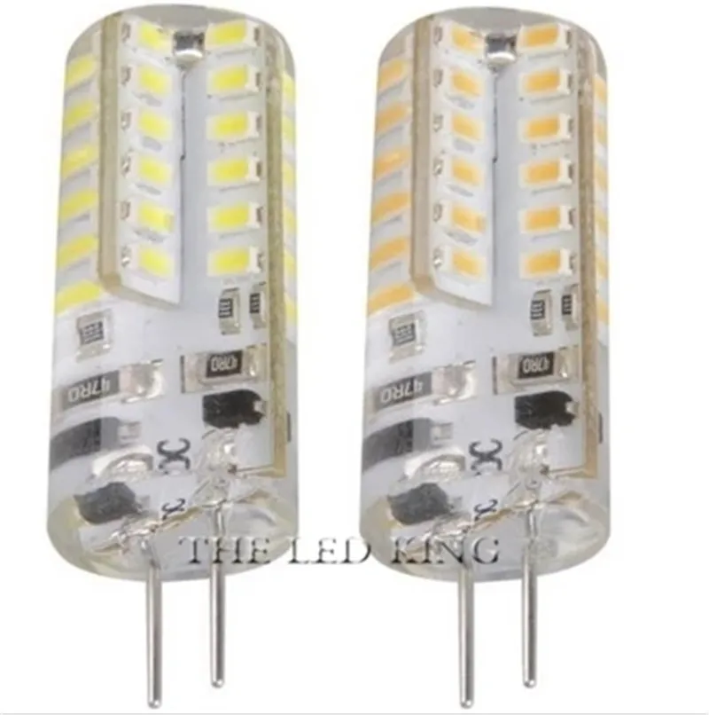 1 шт. CE & RoHs G4 светодиодный кукурузная лампа 220 В 110 AC DC 12 3014 SMD Свеча замена