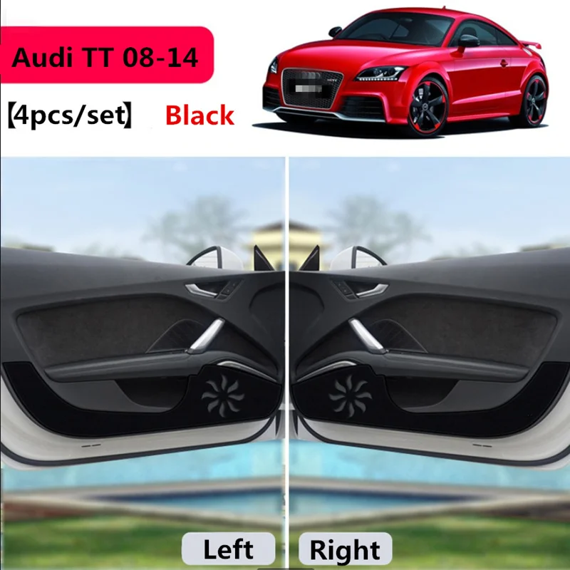 TAIJS Анти Удар двери автомобиля коврик для Audi TT 2008 2014 2 двери/комплект полиэфирное