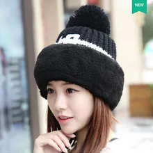 Шапки женские зимние шерстяные наушники пуховые теплые вязаные шапки женский велосипед ветрозащитные зимне наушники шапка набор головной убор зимний бунет