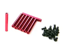 wholeale Red Female M3 35mm Round Aluminum alloy Standoffs Spacer Stud Fastener for FPV QVA250 mini