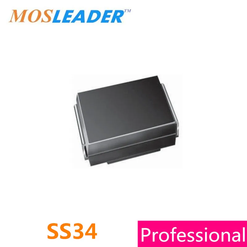 SMD SS34 SMB 1000 шт. DO214AA 3A 40V Выпрямитель Schottky SR340 SB340 высокое качество | Электроника