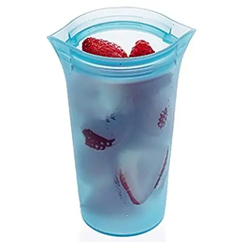

3 Pcs Reusable Silicone Food Storage Bags Zipper Lock Top Leakproof Containers Stand Up Shut Bag Dropshipping