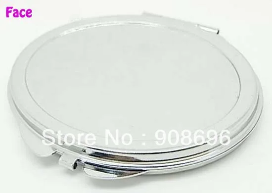

100 Pcs Blank Oval Compact Mirror DIY Logo Print Makeup Mirror -- DHL & Fedex Free Shipping