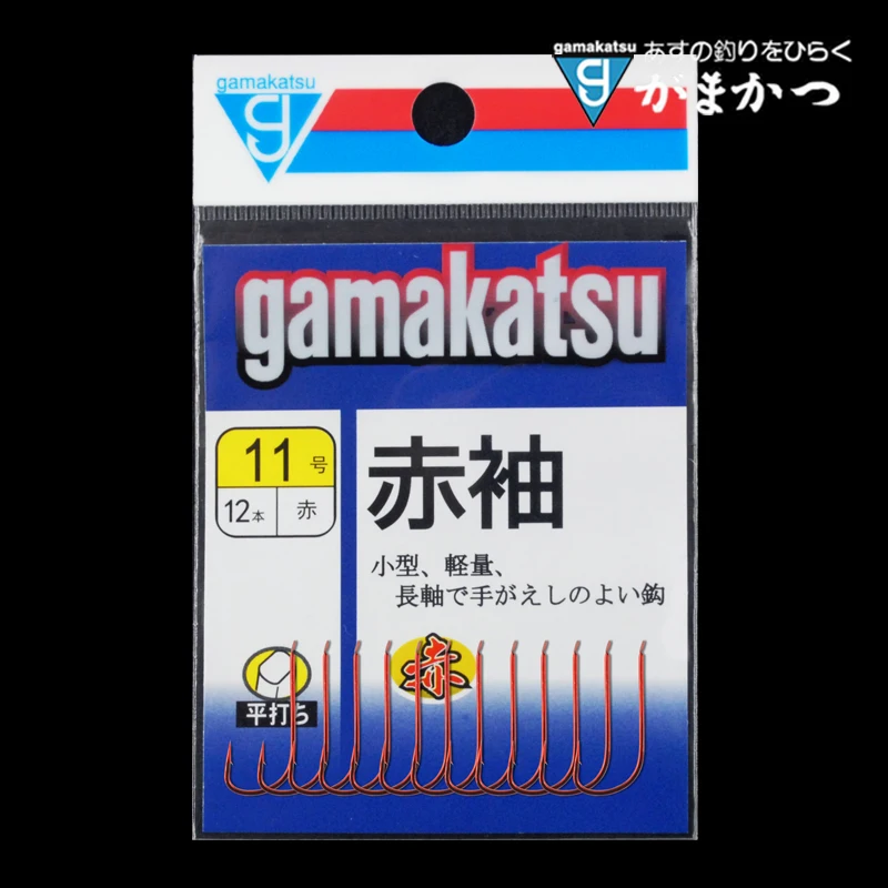 Красный крючок с бородкой Gamakatsu C1SD2 высокопрочная ультраострая приманка