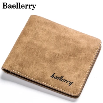 

Classic Matte Men Wallets Short Mens Wallet Credit Cards Holder Man Wallet Leather Card Pocket Purse Male Clutch MWS167-2